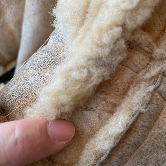 Vintage Leather Attic Shearling Sheepskin Jacket - Picture 15 of 16